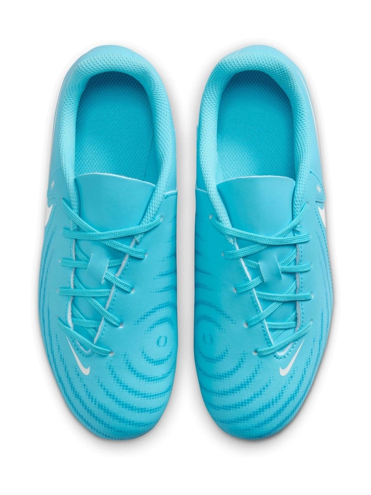 Nike Glacier Blue Kids Phantom Club Blue Ground Football Boots - Image 6 of 10