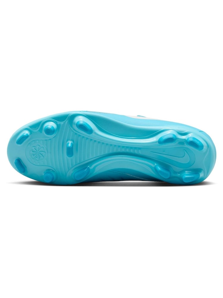 Nike Glacier Blue Kids Phantom Club Blue Ground Football Boots - Image 7 of 10