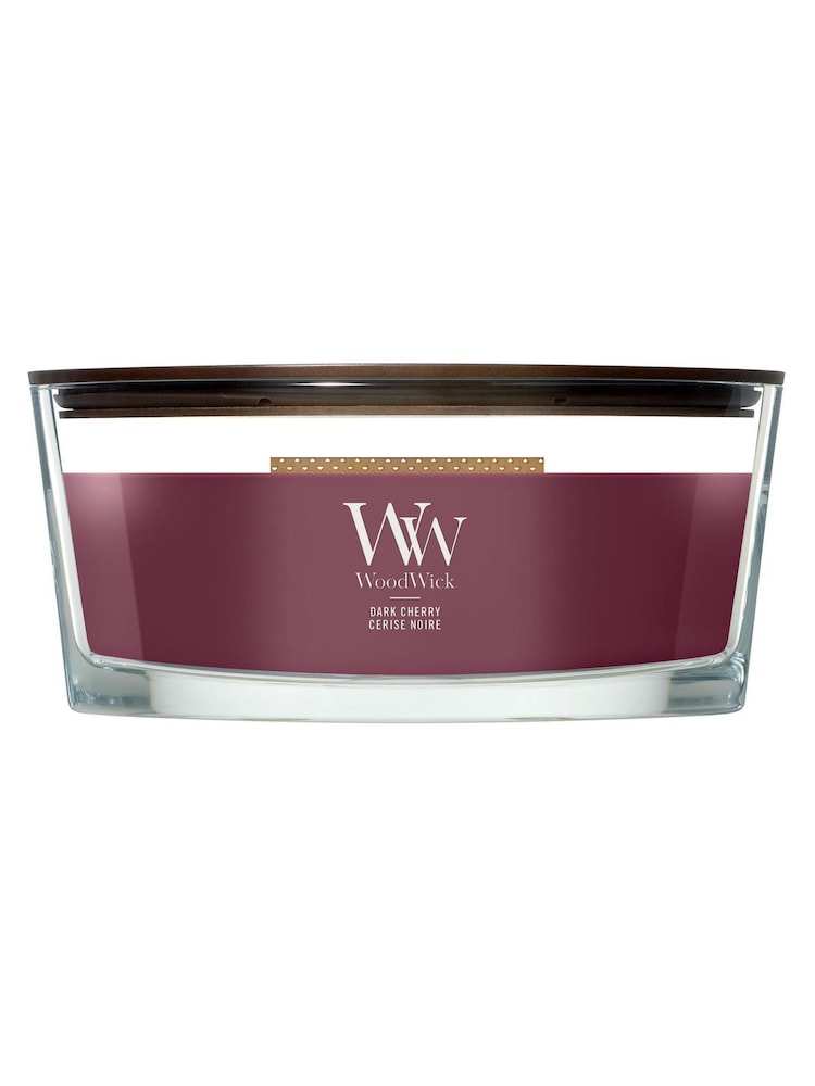Woodwick Dark Cherry Ellipse Candle - Image 3 of 3