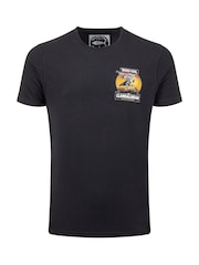 Melns - Weird Fish The Clamdalorian Back Print Artist T-Shirt - Attēls 5 no 6