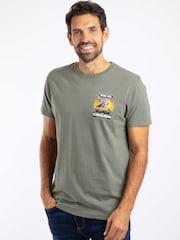 Pelēks - Weird Fish The Clamdalorian Back Print Artist T-Shirt - Attēls 2 no 6