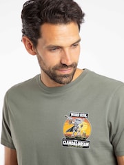 Pelēks - Weird Fish The Clamdalorian Back Print Artist T-Shirt - Attēls 4 no 6
