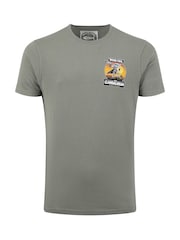 Pelēks - Weird Fish The Clamdalorian Back Print Artist T-Shirt - Attēls 5 no 6