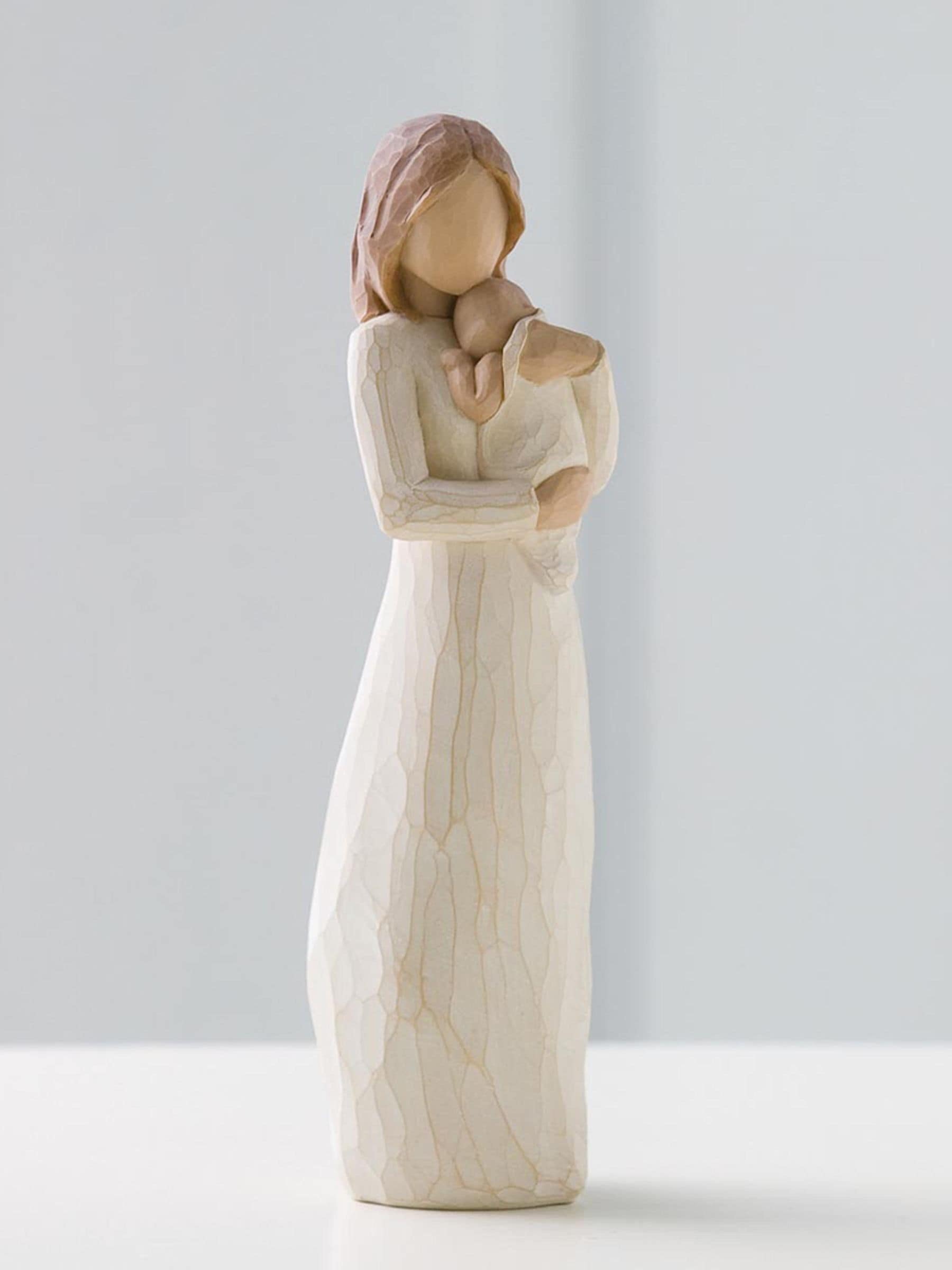 Willow Tree Unisex Kids Off White Angel Of Mine Figurine - Image 3