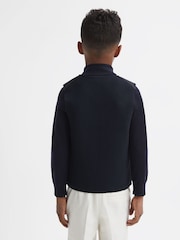 Reiss Navy Venice 3-9 yrs Quilted Sleeveless Gilet - Image 5 of 6