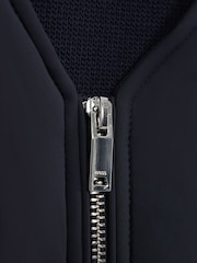 Reiss Navy Venice 3-9 yrs Quilted Sleeveless Gilet - Image 6 of 6