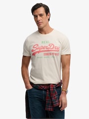 Superdry White Vintage Logo Classic T-Shirt - Image 1 of 5