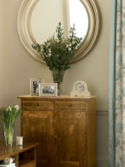 Laura Ashley Honey Gold Garrat 2 Door 2 Drawer Narrow Sideboard - Image 1 of 5