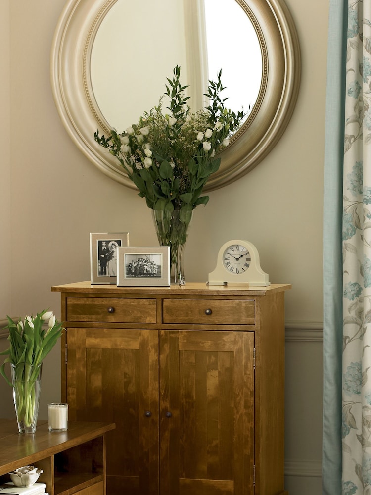 Laura Ashley Honey Gold Garrat 2 Door 2 Drawer Narrow Sideboard - Image 1 of 5