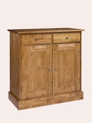 Laura Ashley Honey Gold Garrat 2 Door 2 Drawer Narrow Sideboard - Image 3 of 5