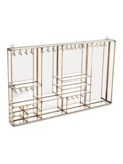 Nkuku Antique Brass Bequai Wall Hung Jewellery Box - Image 3 of 3