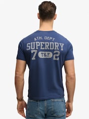 Superdry Blue Vintage Prep Relaxed Pocket T-Shirt - Image 2 of 7