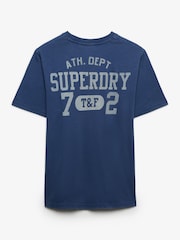 Superdry Blue Vintage Prep Relaxed Pocket T-Shirt - Image 6 of 7