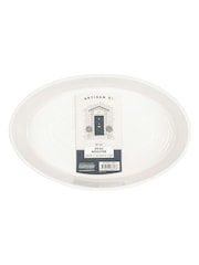 Artisan Street White Oval Roaster - Image 4 of 4