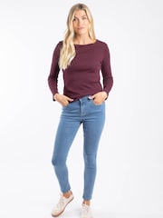 Weird Fish Blue Gerrie Mid-Rise Slim Leg Jeans - Image 2 of 7