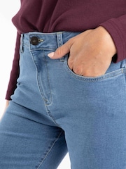 Weird Fish Blue Gerrie Mid-Rise Slim Leg Jeans - Image 5 of 7