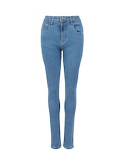 Weird Fish Blue Gerrie Mid-Rise Slim Leg Jeans - Image 6 of 7