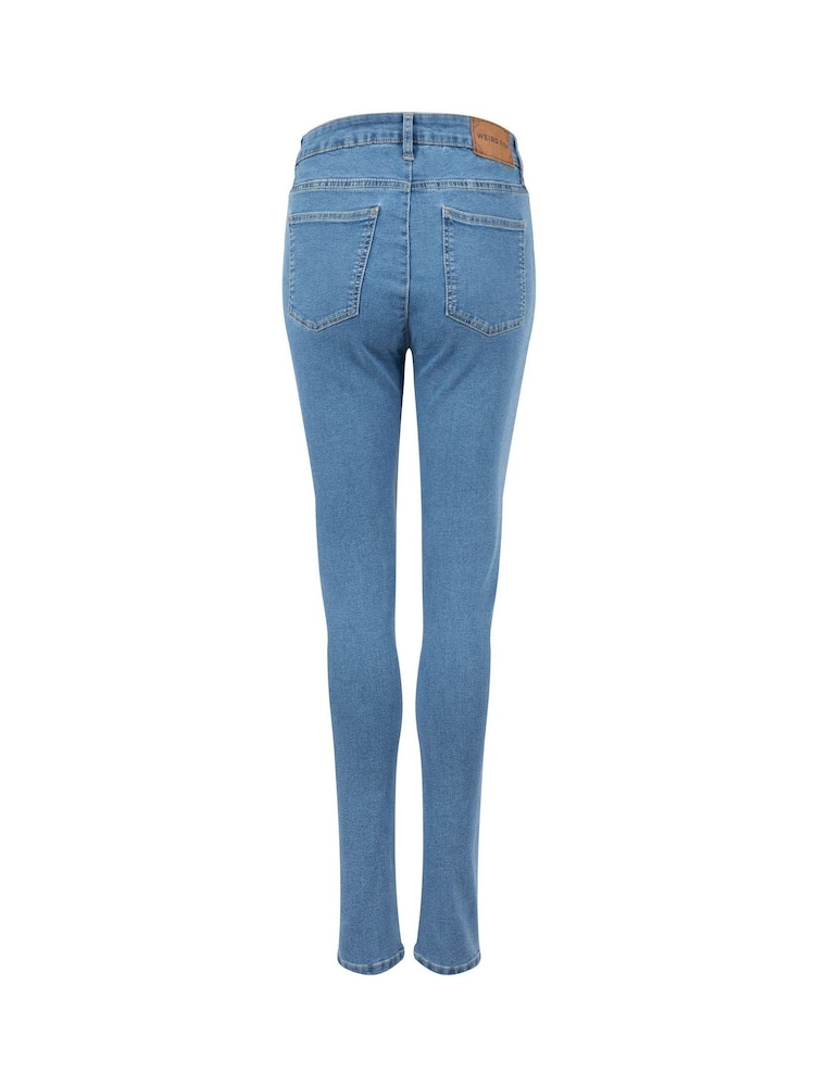 Weird Fish Blue Gerrie Mid-Rise Slim Leg Jeans - Image 7 of 7 Weird Fish Blue Gerrie Mid-Rise Slim Leg Jeans - Image 7 of 7