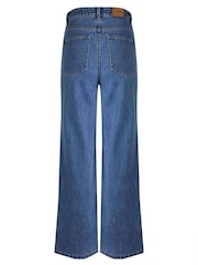 Джинсовый синий - Weird Fish Джинсы Corine Wide Leg - Изображение 8 8