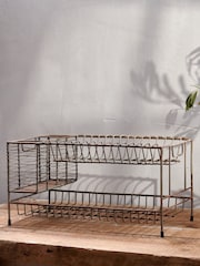 Nkuku Aged Brass Inkollu Dish Rack - Image 1 of 3