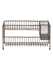 Nkuku Aged Brass Inkollu Dish Rack - Image 3 of 3