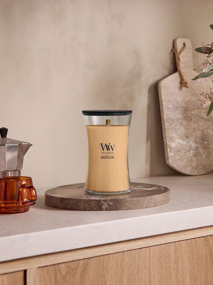 Woodwick Orange Medium Hourglass Candle - Image 2 of 4 Woodwick Orange Medium Hourglass Candle - Image 2 of 4