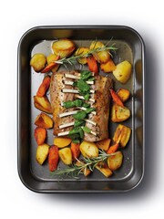 Masterclass Grey 39x28cm Non Stick Roasting Pan - Image 3 of 3
