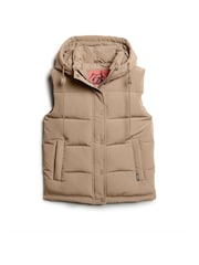Superdry Brown Everest Hooded Puffer Gilet - Image 6 of 11