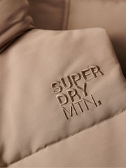 Superdry Brown Everest Hooded Puffer Gilet - Image 8 of 11