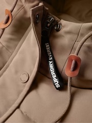 Superdry Brown Everest Hooded Puffer Gilet - Image 9 of 11