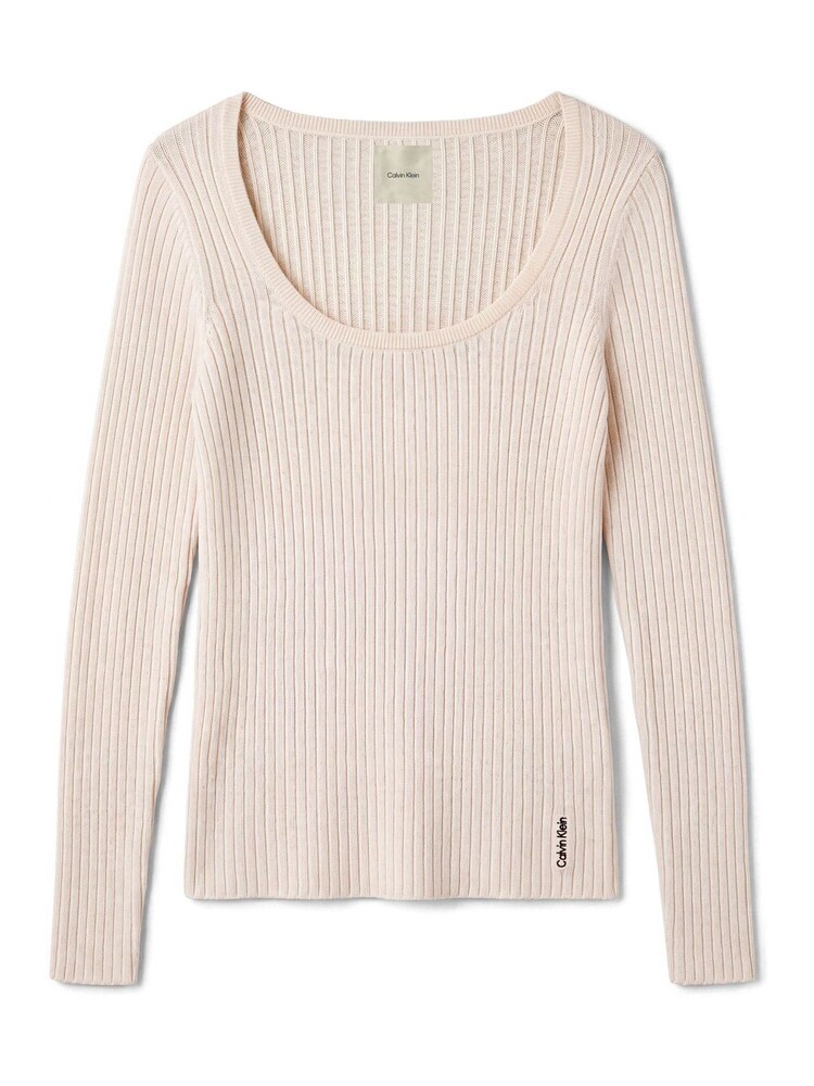 Calvin Klein Slim Merino Ull Ribbad Jumper - Bild 6 av 6