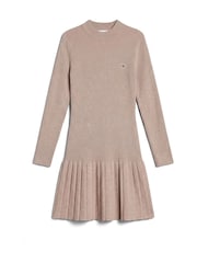 Calvin Klein White Ribbed Cotton Flared Mini Dress - Image 6 of 6
