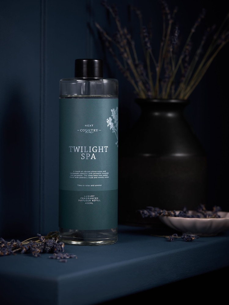 Country Luxe Twilight Spa Lavender & Cardamom 400ml Refill Fragranced Reed Diffuser - Image 1 of 3