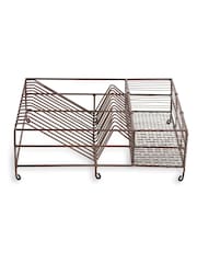 Nkuku Aged Brass Inkollu Low Dish Rack - Image 2 of 3