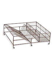 Nkuku Aged Brass Inkollu Low Dish Rack - Image 3 of 3