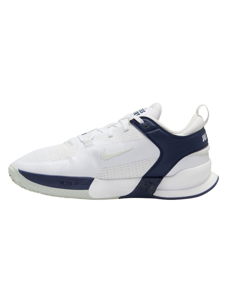 Nike White Black Youth Crosscourt Trainers - Image 2 of 4 Nike White Black Youth Crosscourt Trainers - Image 2 of 4