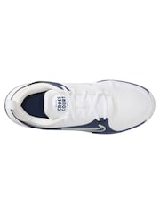 Nike White Black Youth Crosscourt Trainers - Image 3 of 4