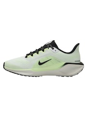 Nike White/Lime Youth Air Zoom Pegasus 41 Running Trainers - Image 2 of 4