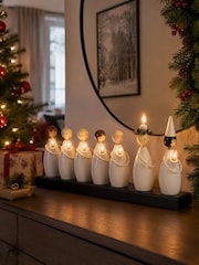 Eglo Black White LED Festive Figure Decoration - Image 1 of 4
