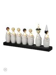 Eglo Black White LED Festive Figure Decoration - Image 2 of 4