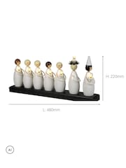 Eglo Black White LED Festive Figure Decoration - Image 4 of 4