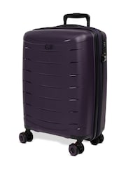 Rock Luggage Purple Resilient Cabin Luggage - Image 3 of 5