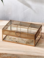 Nkuku Antique Brass Tama Jewellery Box - Image 1 of 2