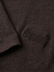 Superdry Dark Brown Vintage Logo Cap Sleeve T-Shirt - Image 5 of 6