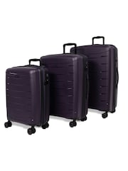 Rock Luggage Purple Resilient Luggage 3 Piece Set - Image 1 of 5
