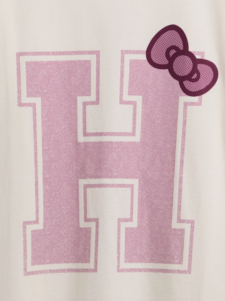 Gap White Oversized Boxy Graphic T-Shirt (4-13yrs) - Image 5 of 5 Gap White Oversized Boxy Graphic T-Shirt (4-13yrs) - Image 5 of 5