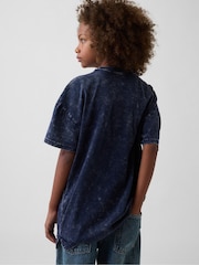 Gap Navy Kuromi Oversized Boxy Graphic T-Shirt (4-13yrs) - Image 2 of 4