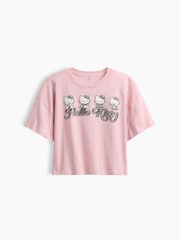 Gap Pink Oversized Boxy Graphic T-Shirt (4-13yrs) - Image 4 of 5