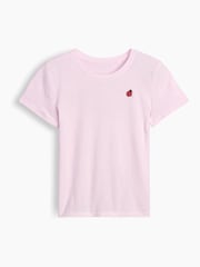 Gap Pink Ladybird Kids Graphic T-Shirt (4-13yrs) - Image 3 of 4