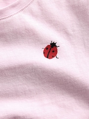 Gap Pink Ladybird Kids Graphic T-Shirt (4-13yrs) - Image 4 of 4